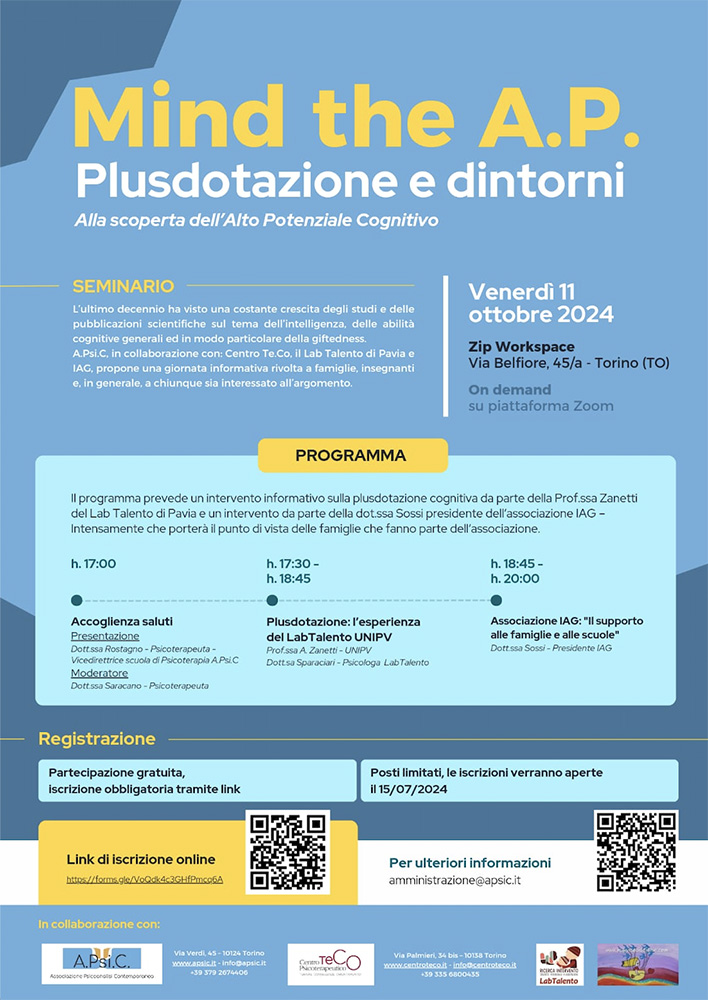 Seminario sull aplus Dotazione